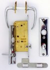 Zamek sanitarny wpuszczany 164-020 kpl,